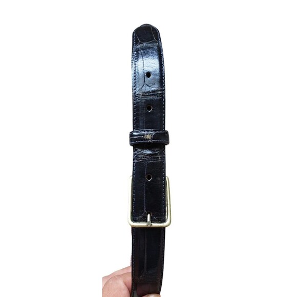 Ralph Lauren Women\'s Vintage Genuine Alligator Belt Made in Italy Sz 28 1\